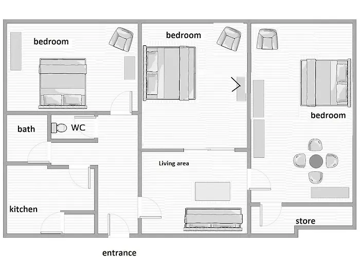 3 Bdr - Center Artistic - 115 M2 ソフィア